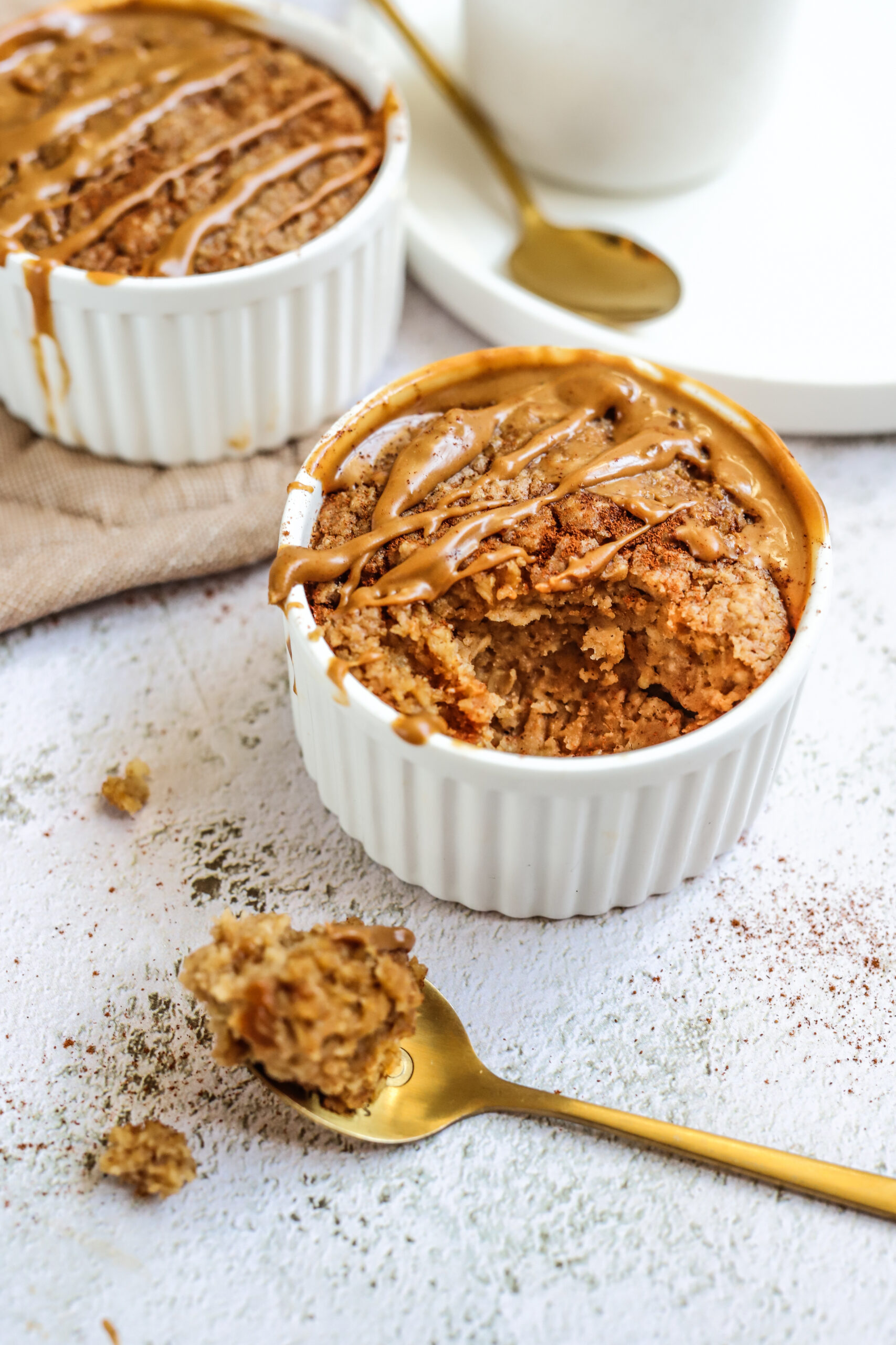 Baked oats speculoos