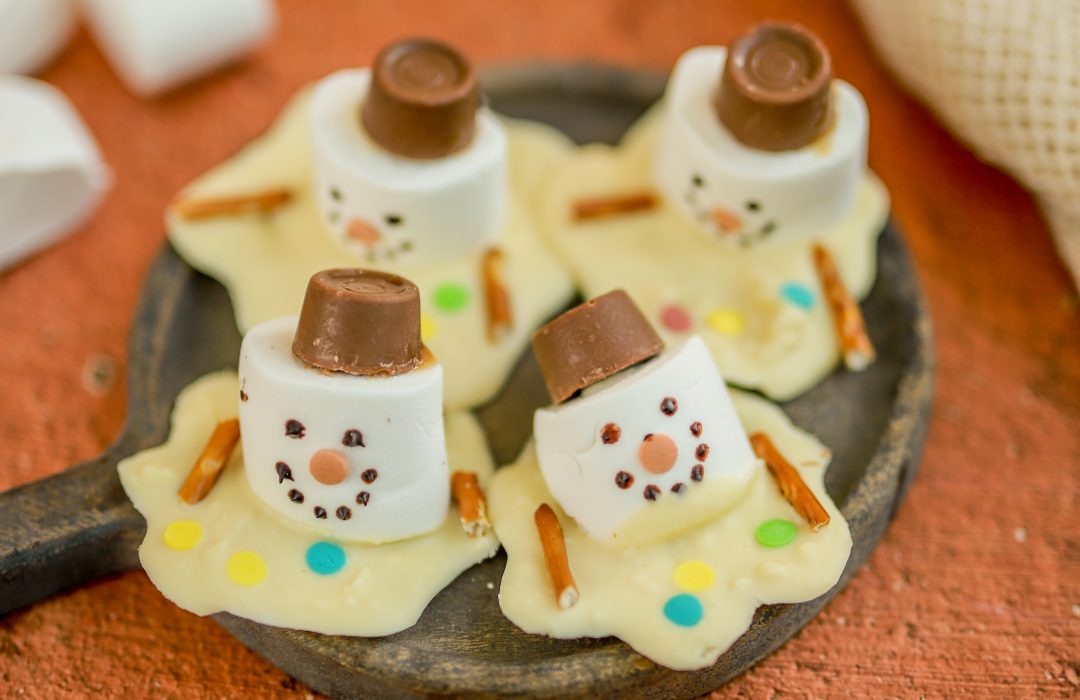 Sneeuwpop chocolaatjes